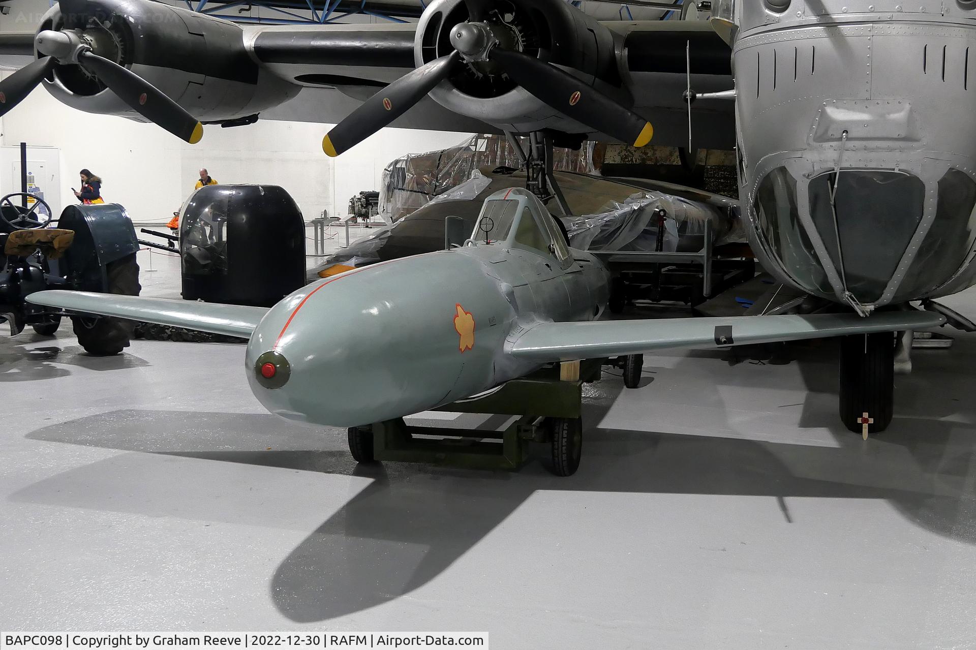 BAPC098, 1945 Yokosuka MXY-7 Ohka II C/N BAPC.098, On display at the RAF Museum, Hendon.