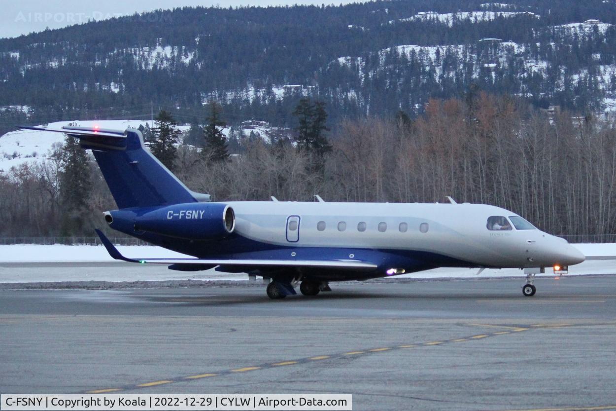C-FSNY, 2017 Embraer EMB-550 Praetor C/N 55000058, Departure to Kalispell.