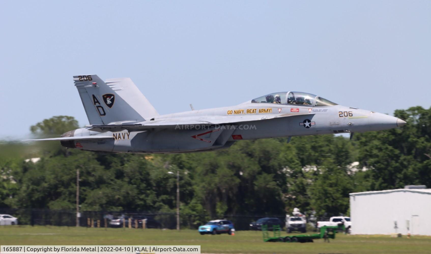 165887, Boeing F/A-18F Super Hornet C/N F047, Sun N Fun 2022