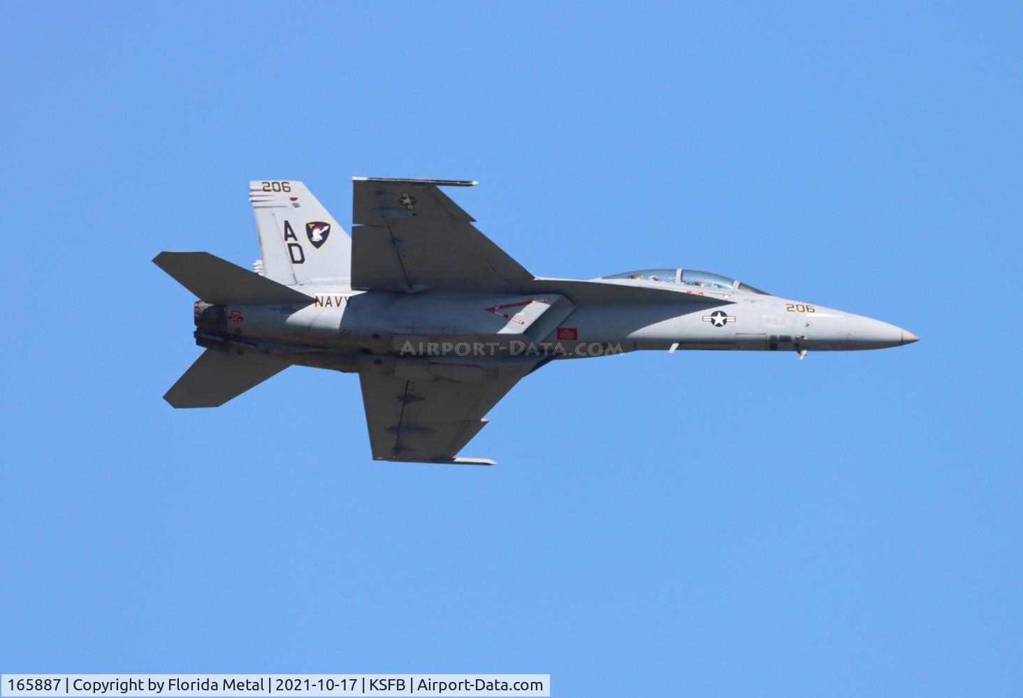 165887, Boeing F/A-18F Super Hornet C/N F047, Sanford 2021