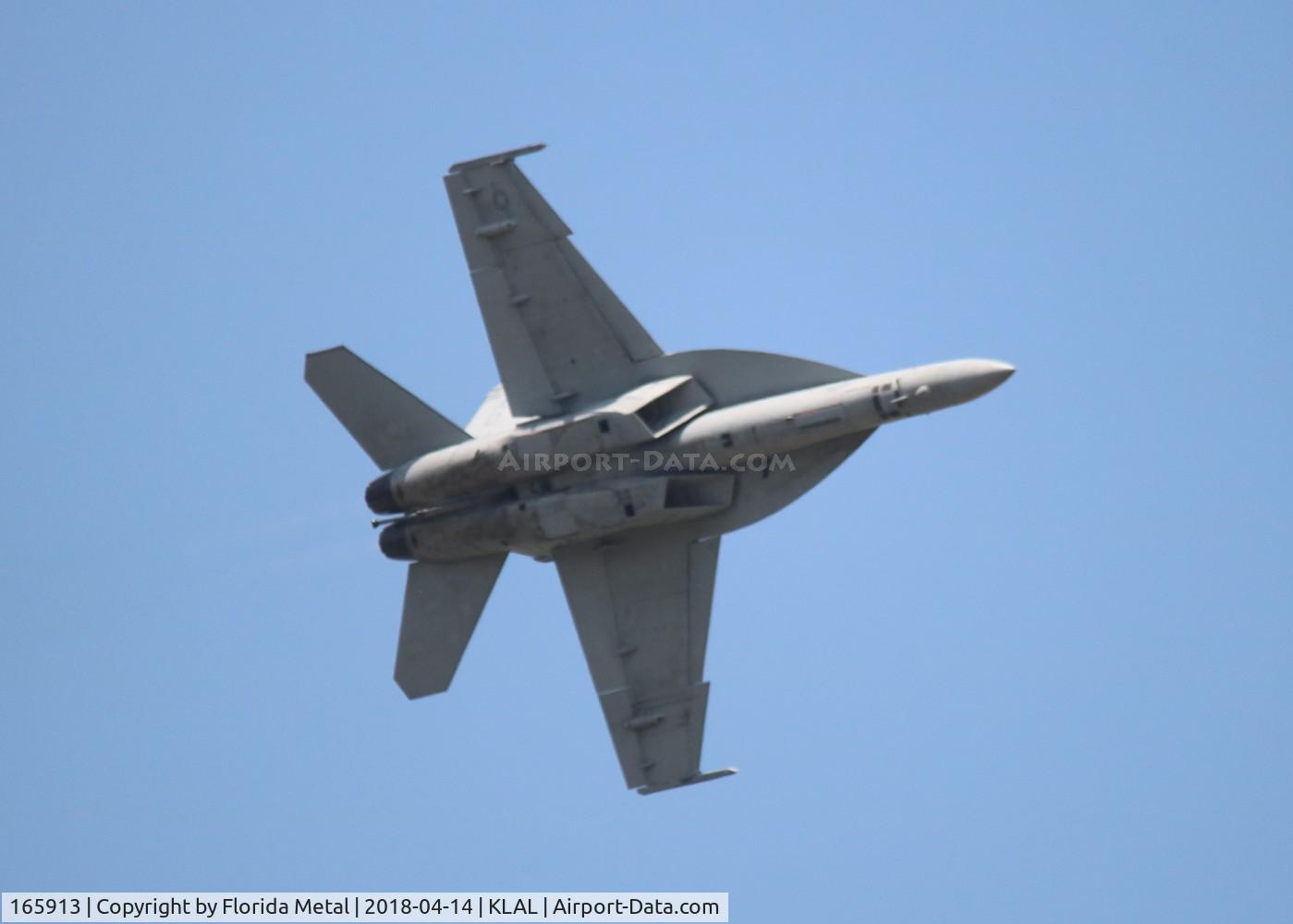 165913, Boeing F/A-18F Super Hornet C/N F-059, Sun N Fun 2018