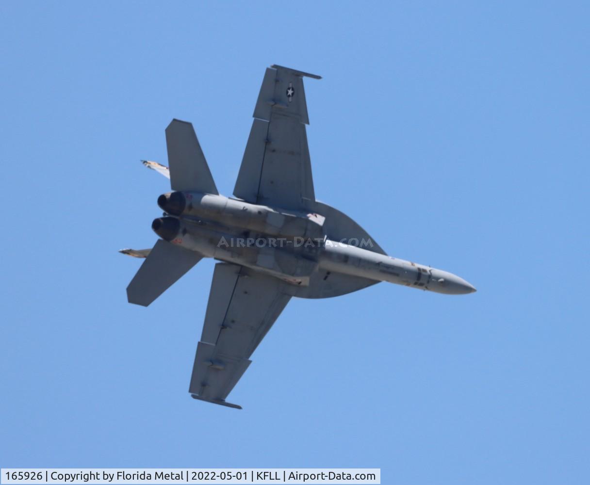 165926, Boeing F/A-18F Super Hornet C/N F072, FLL 2022