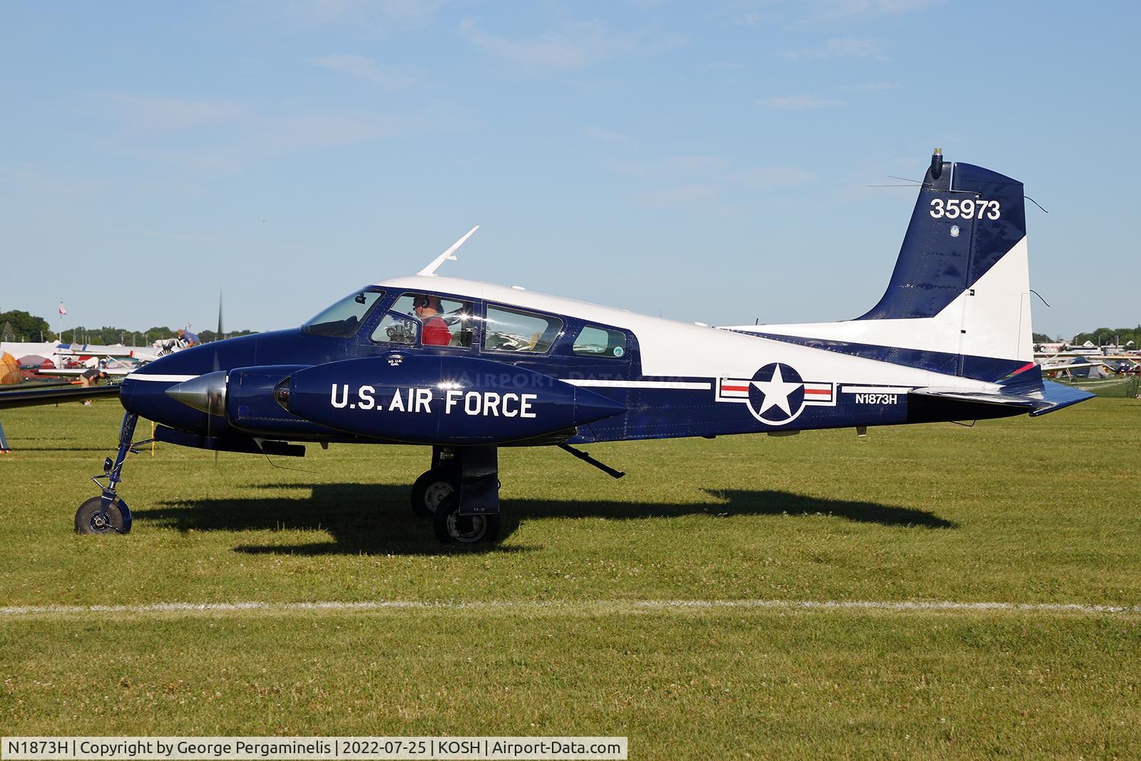 N1873H, 1952 Cessna 310C C/N 35973, Oshkosh 2022.