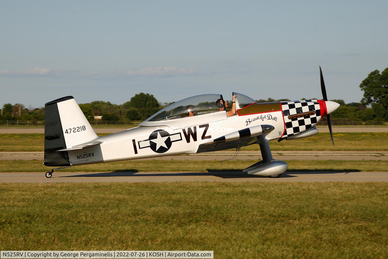 N525RV, 2013 Vans RV-8 C/N 83074, Oshkosh 2022.
