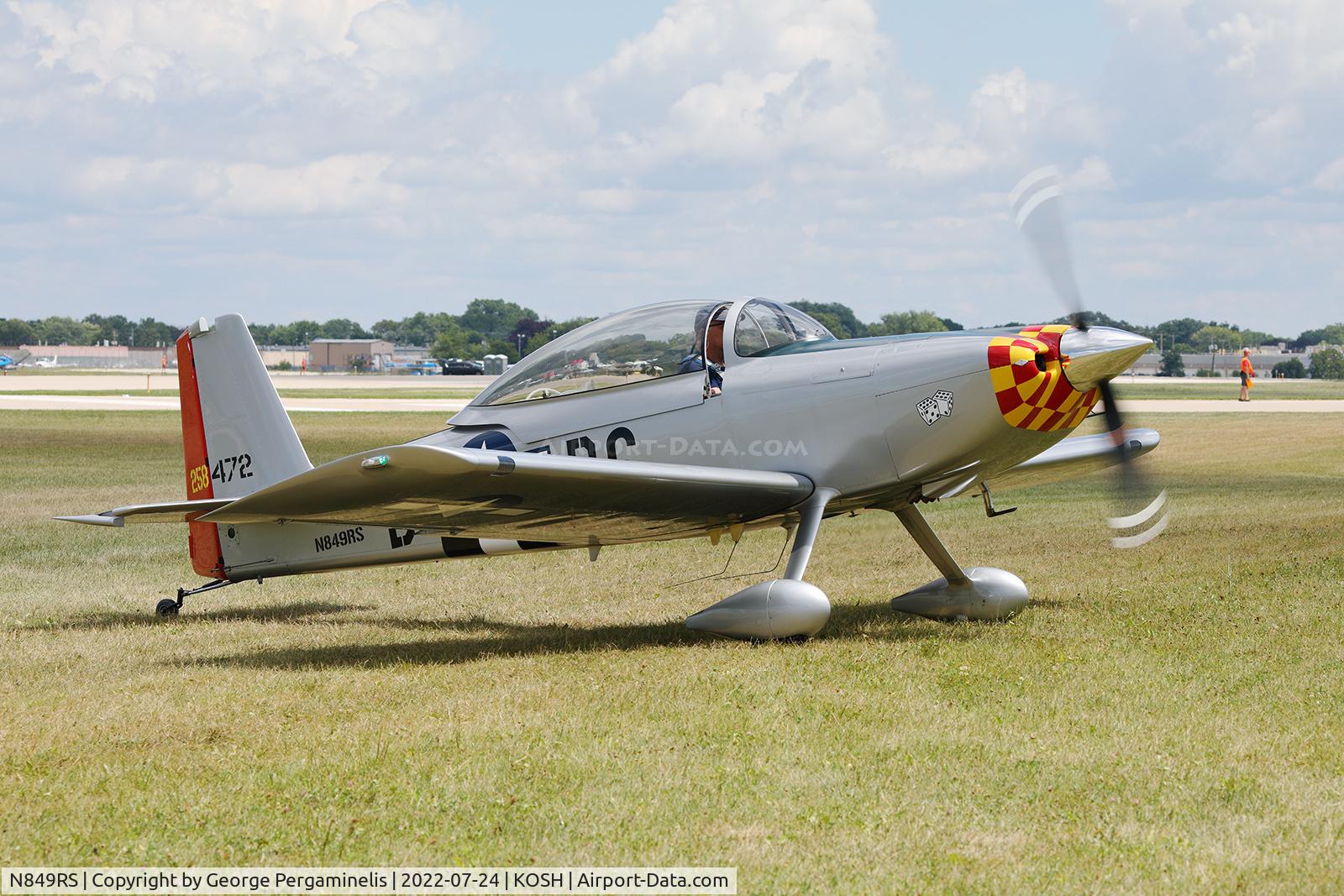 N849RS, 2006 Vans RV-8 C/N 81589, Oshkosh 2022.