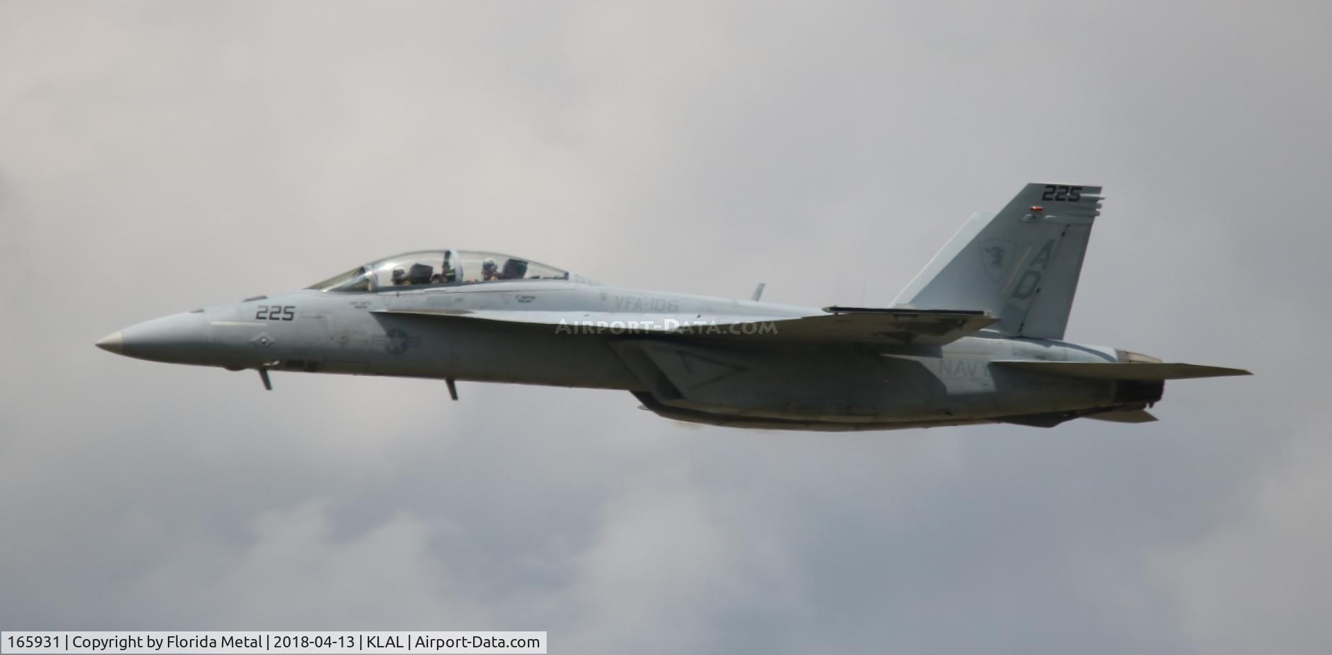 165931, Boeing F/A-18F Super Hornet C/N F077, Sun N Fun 2018