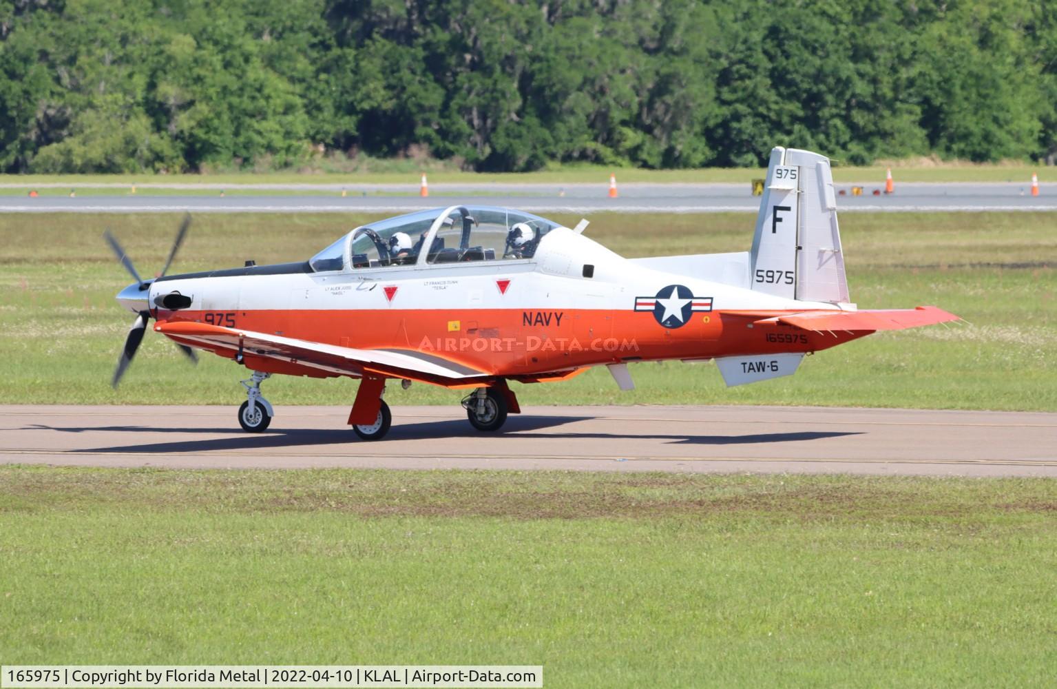 165975, Raytheon T-6A Texan II C/N PT-127, USN Texan II zx LAL