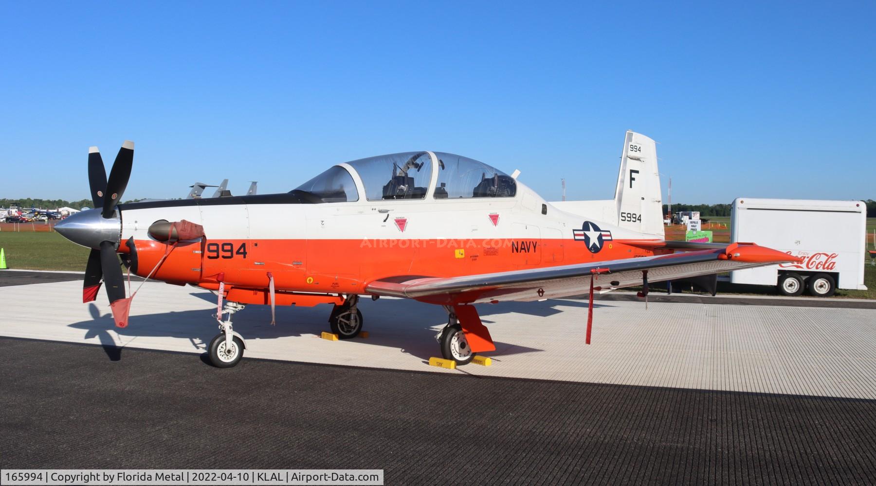 165994, Raytheon T-6A Texan II C/N PT-176, USN Texan II zx LAL