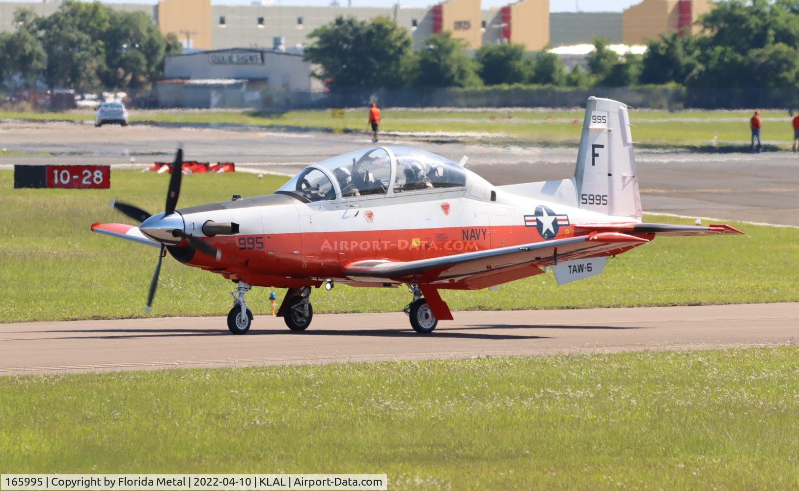 165995, Raytheon T-6A Texan II C/N PT-181, USN Texan II zx LAL