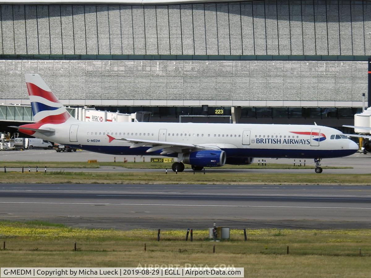 G-MEDM, 2006 Airbus A321-231 C/N 2799, At Heathrow