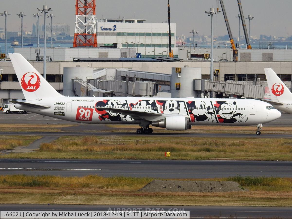JA602J, 2002 Boeing 767-346/ER C/N 32887, At Haneda