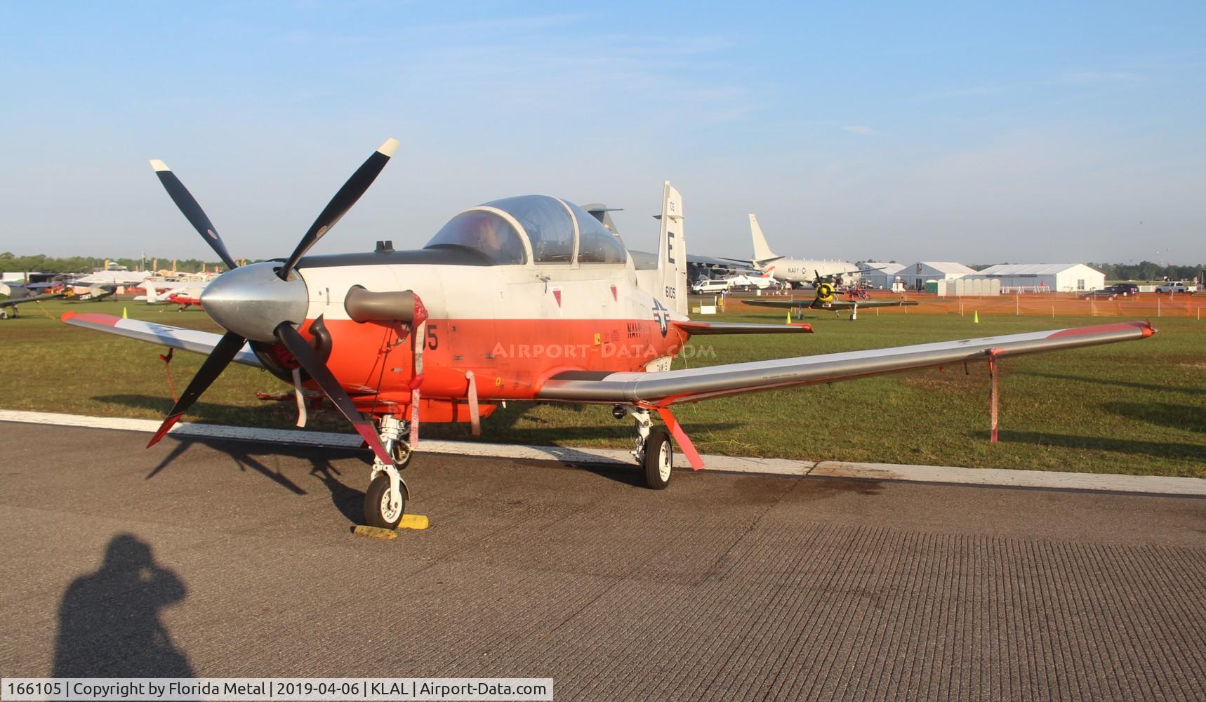 166105, Raytheon T-6B Texan II C/N PN-96, USN Texan II zx LAL