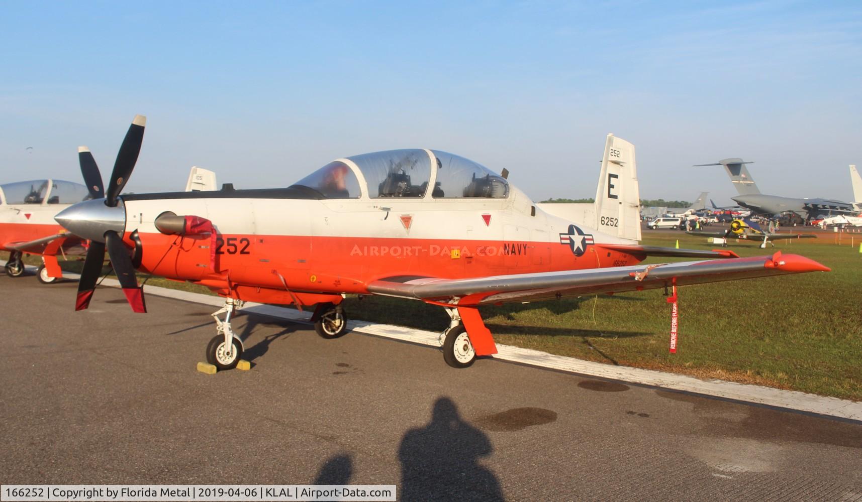 166252, Raytheon T-6B Texan II C/N PN-243, USN Texan II zx LAL