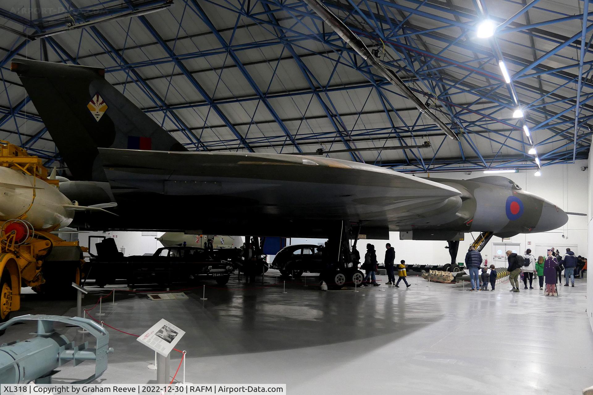 XL318, 1961 Avro Vulcan B.2 C/N Set 27, On display at the RAF Museum, Hendon.