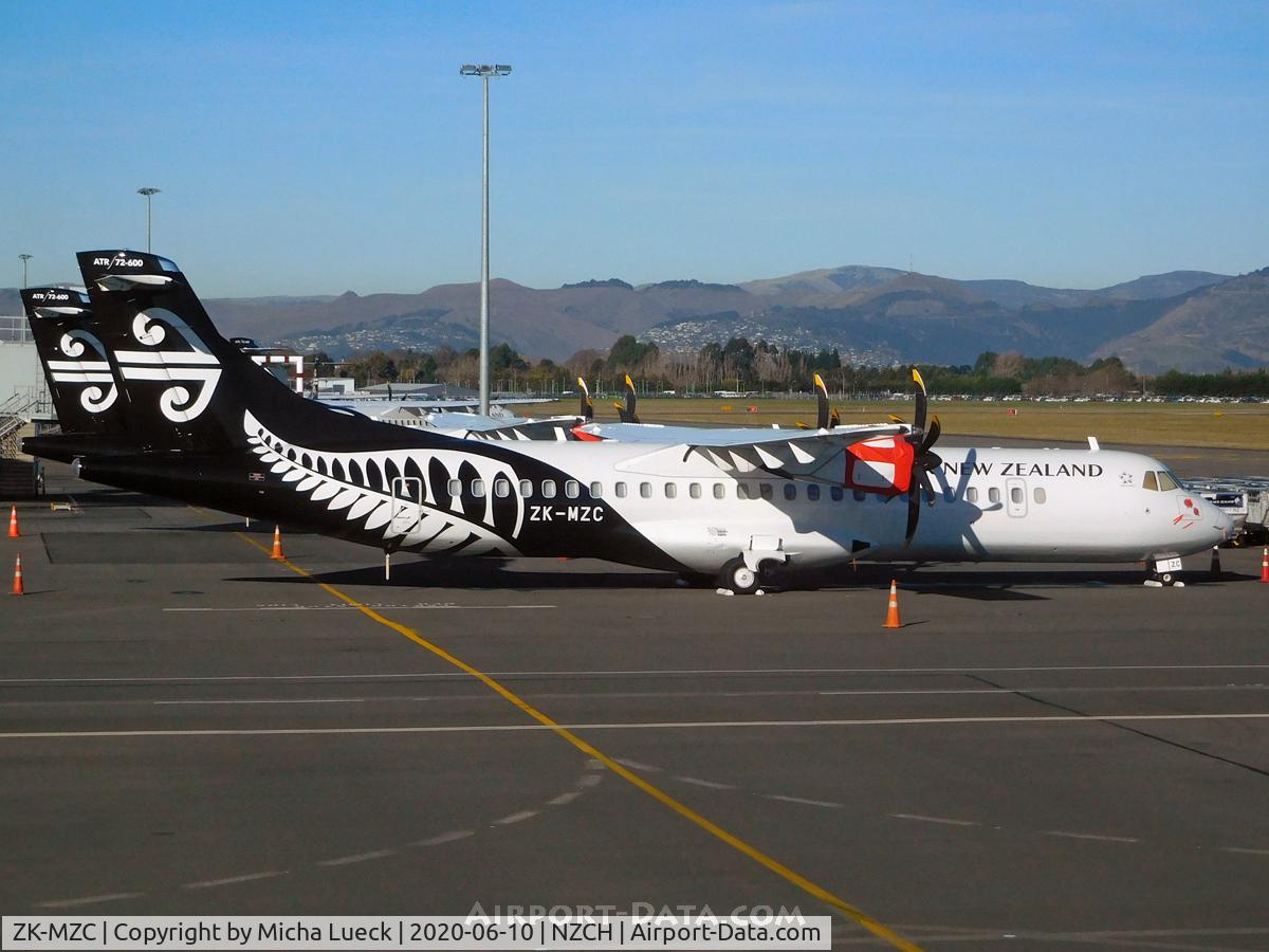 ZK-MZC, 2019 ATR 72-212A C/N 1581, Parked up during Covid-19