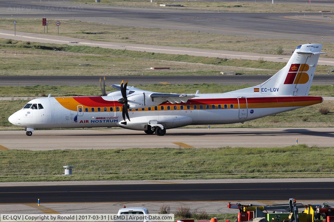 EC-LQV, 2012 ATR 72-600 C/N 0995, at mad