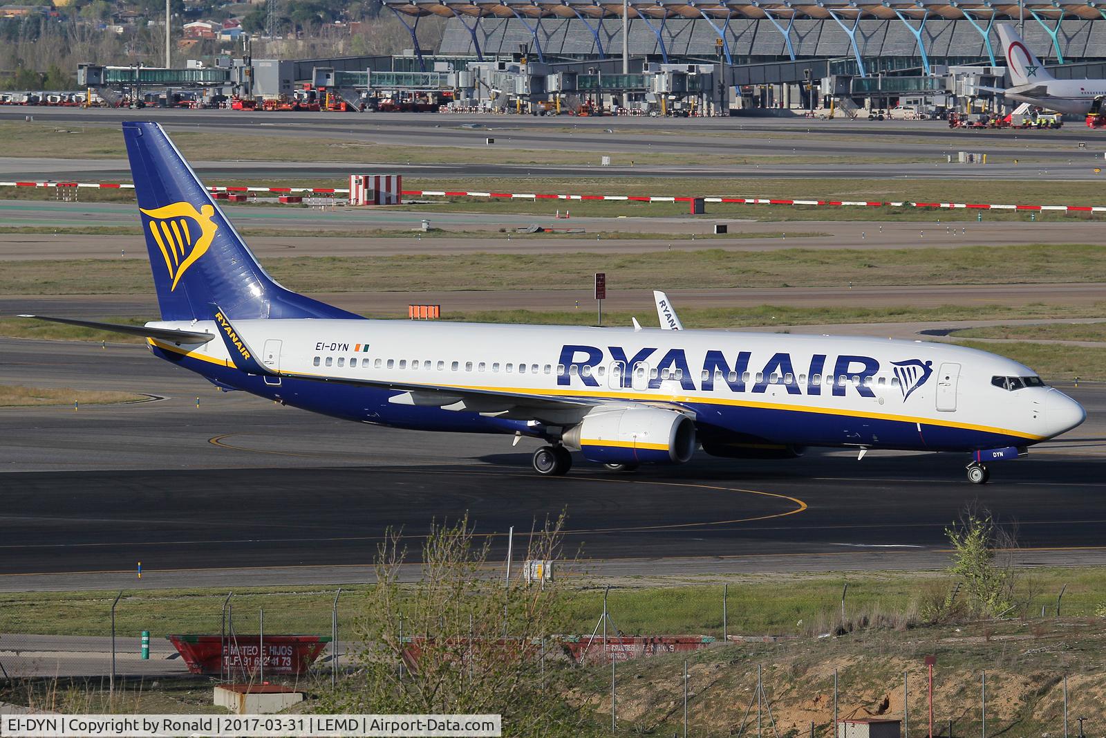 EI-DYN, 2008 Boeing 737-8AS C/N 36576, at mad