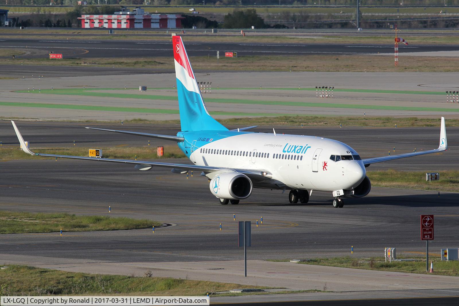 LX-LGQ, 2004 Boeing 737-7C9 C/N 33802, at mad