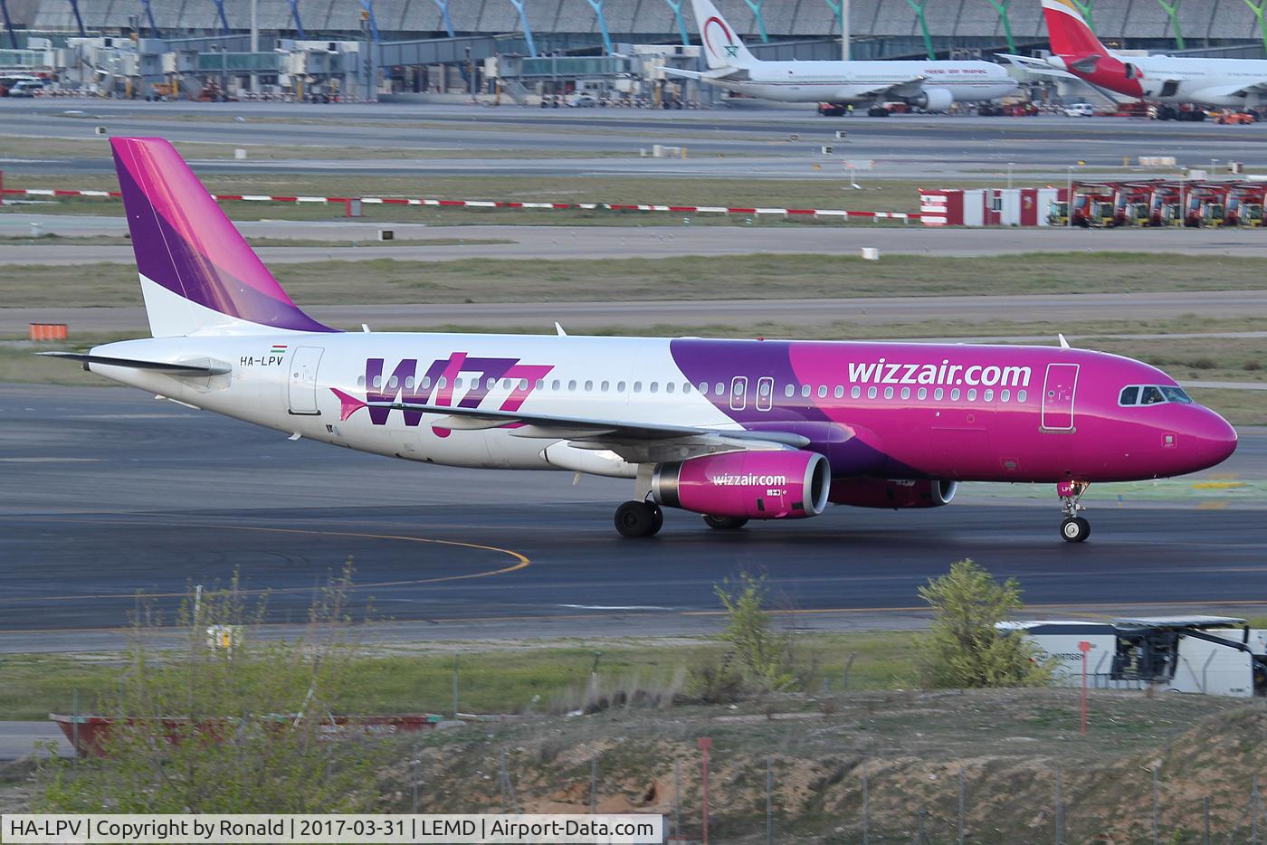 HA-LPV, 2009 Airbus A320-232 C/N 3927, at mad