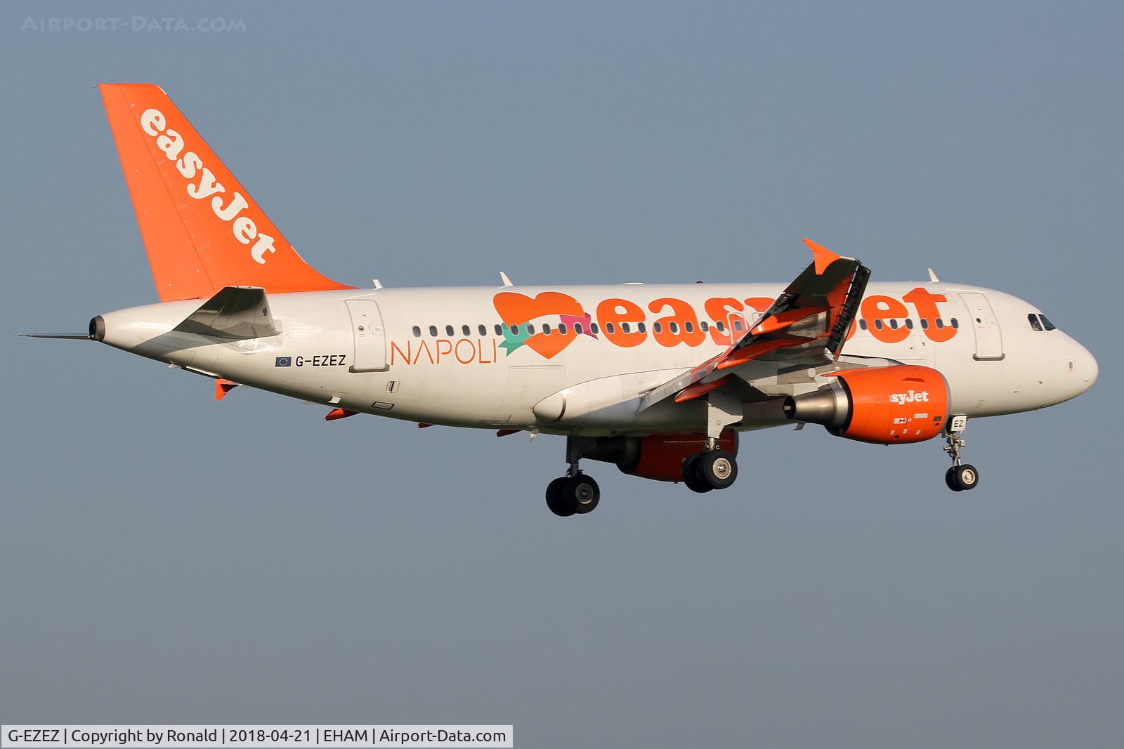 G-EZEZ, 2004 Airbus A319-111 C/N 2360, at spl