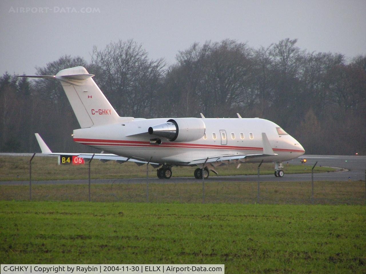 C-GHKY, 1997 Canadair Challenger 604 (CL-600-2B16) C/N 5343, Husky Aviation
No info found later than 2011 2011