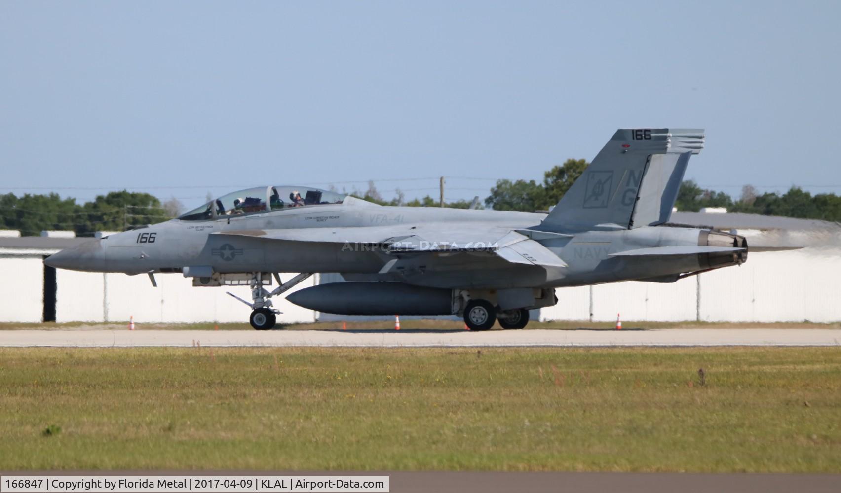 166847, Boeing F/A-18F Super Hornet C/N F195, Sun N Fun 2018