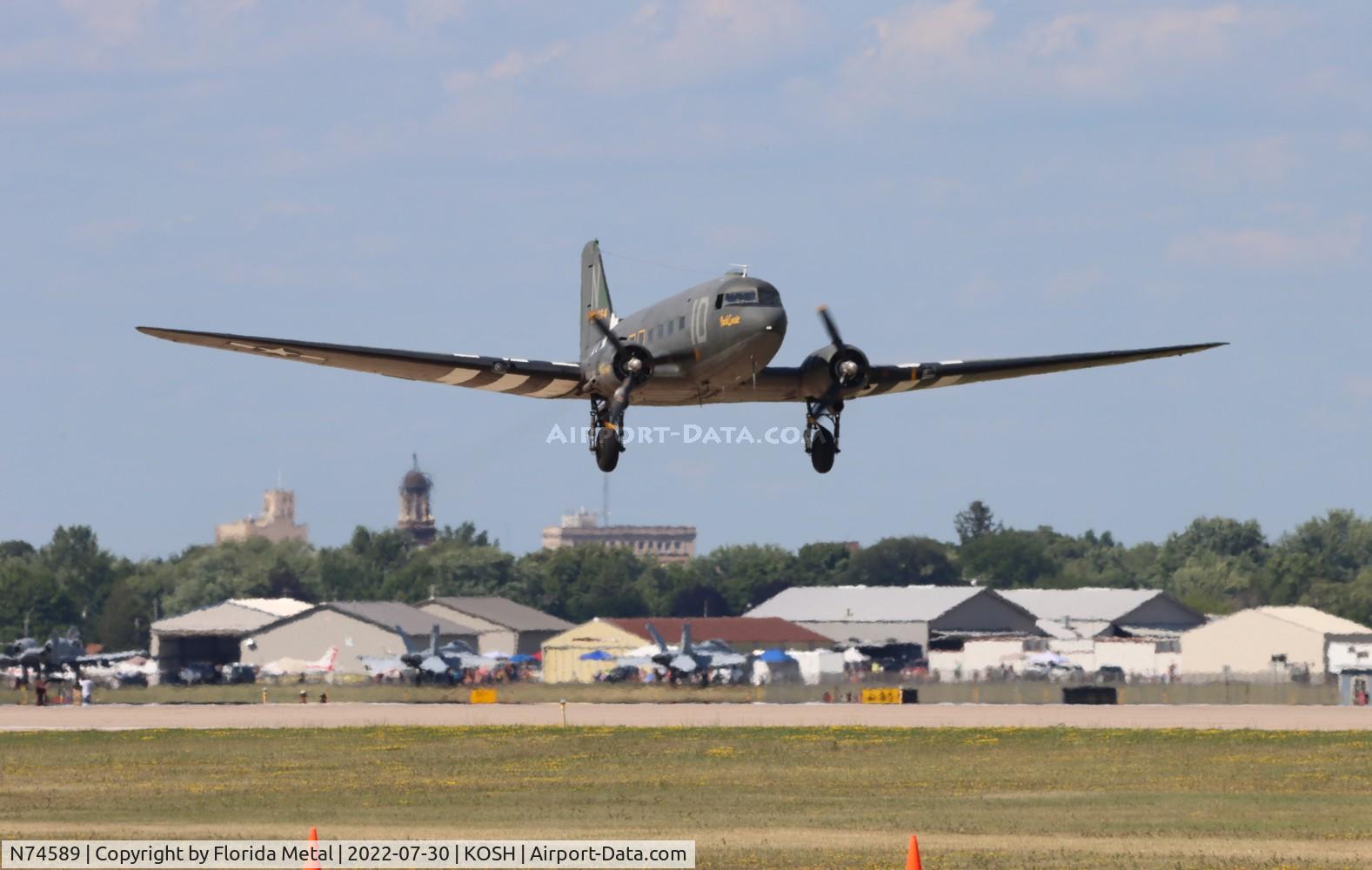 N74589, 1943 Douglas DC3C-S1C3G (C-47A) C/N 9926, OSH 2022