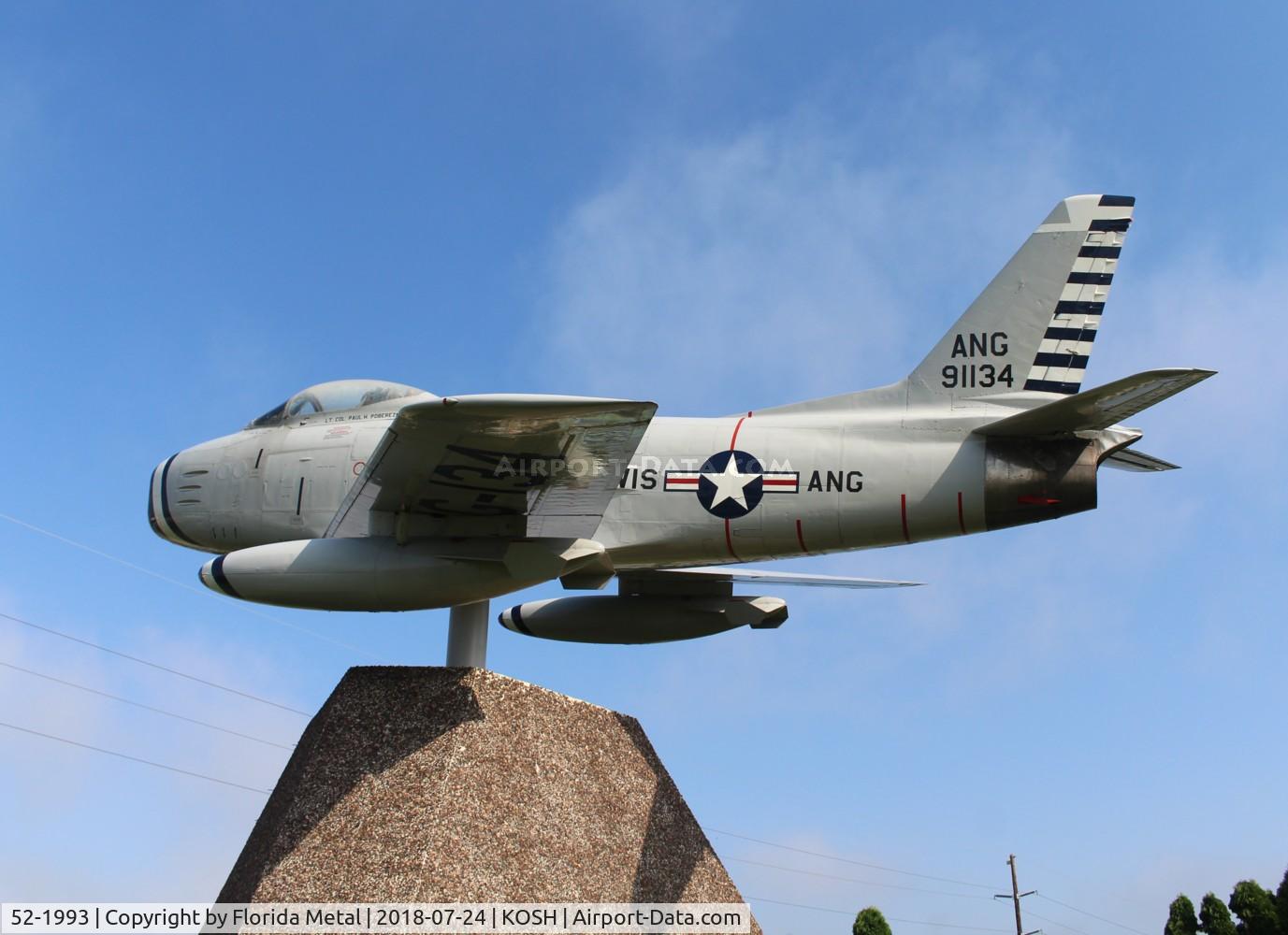 52-1993, 1952 North American F-86H Sabre C/N 187-19, F-86 zx