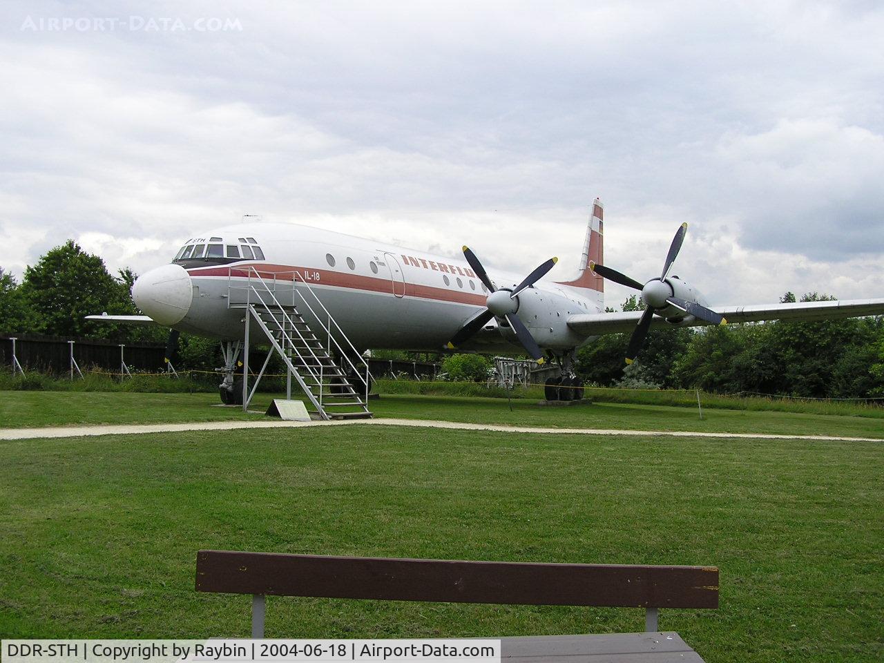 DDR-STH, Ilyushin Il-18V C/N 184007305, Former Interflug IL-18 at the Hermeskeil Museum Germany