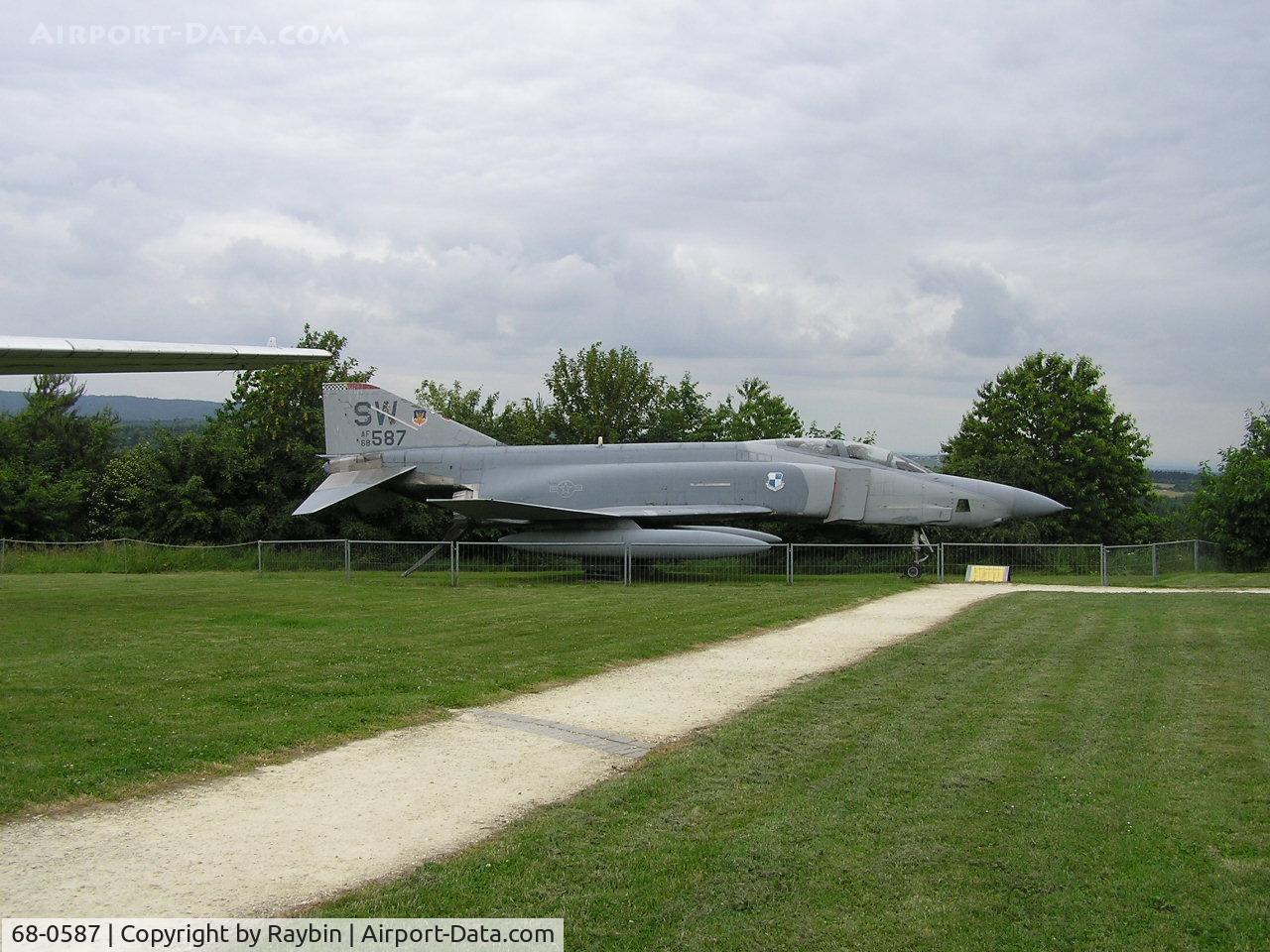 68-0587, 1968 McDonnell Douglas RF-4C Phantom II C/N 3566, Phantom at the Hermeskeil Museum Germany