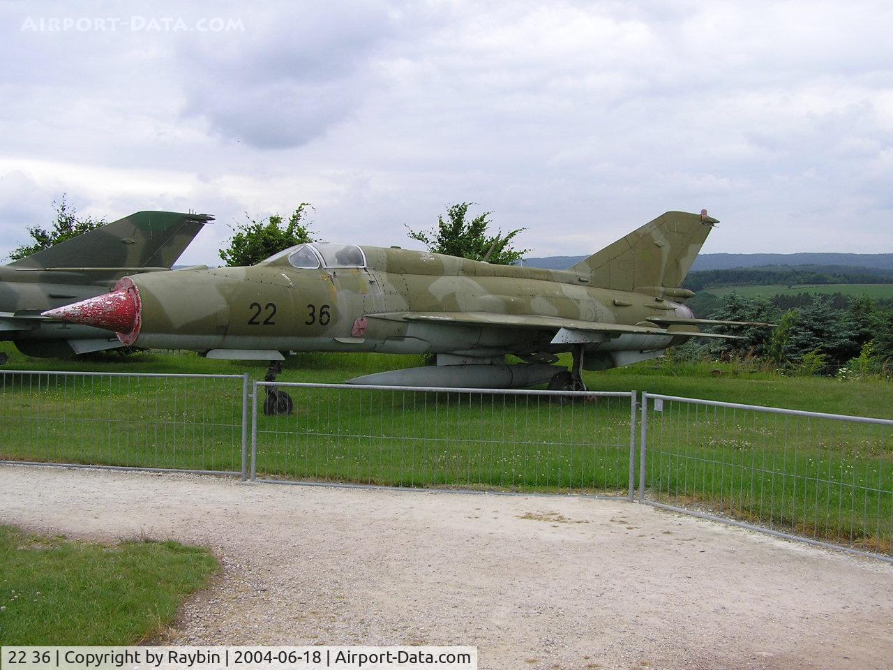 22 36, Mikoyan-Gurevich MiG-21SPS C/N 94A5209, Former East German Mig 21