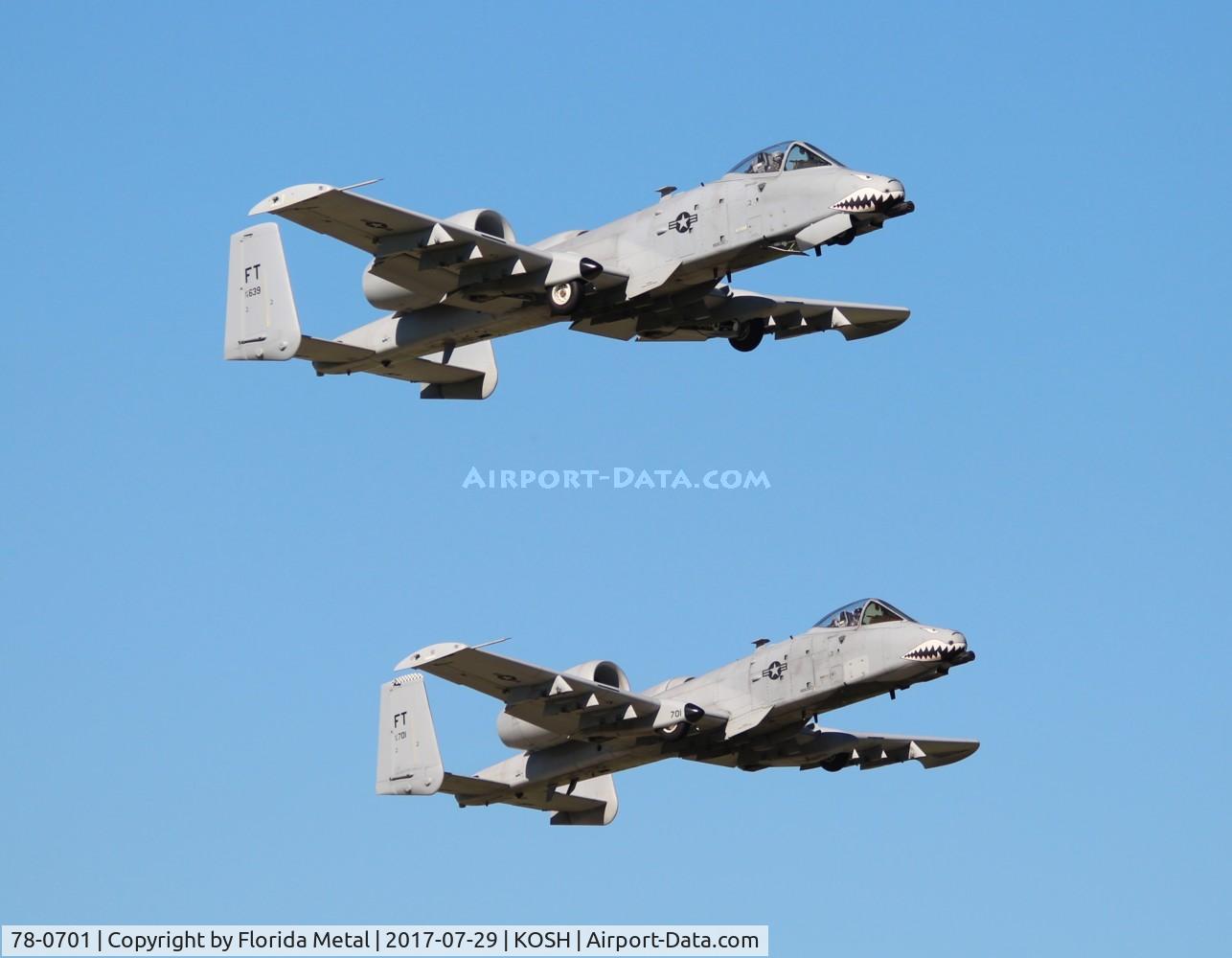 78-0701, 1978 Fairchild Republic A-10C Thunderbolt II C/N A10-0321, OSH 2017