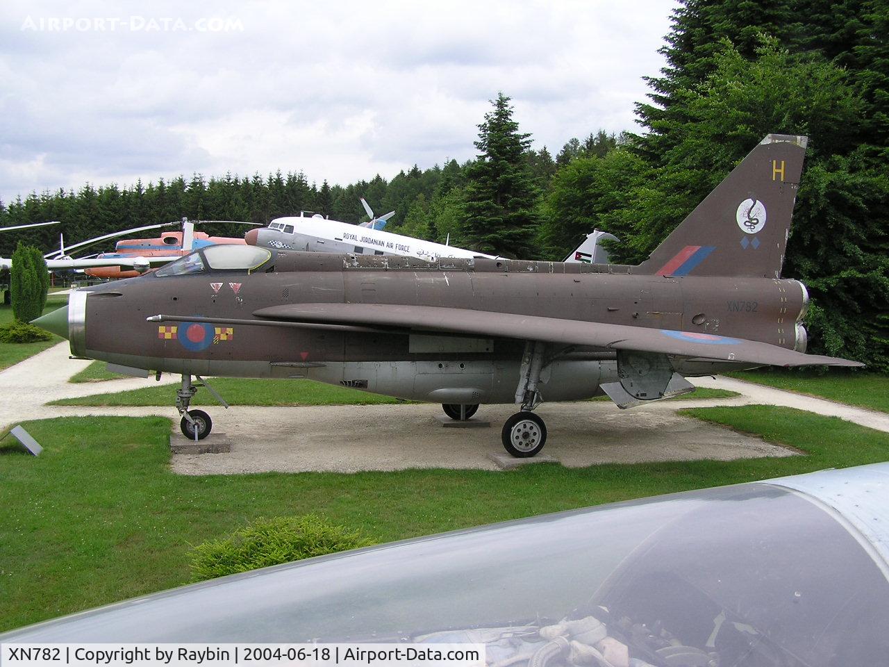 XN782, 1962 English Electric Lightning F.2A C/N 95135, RAF Lightning