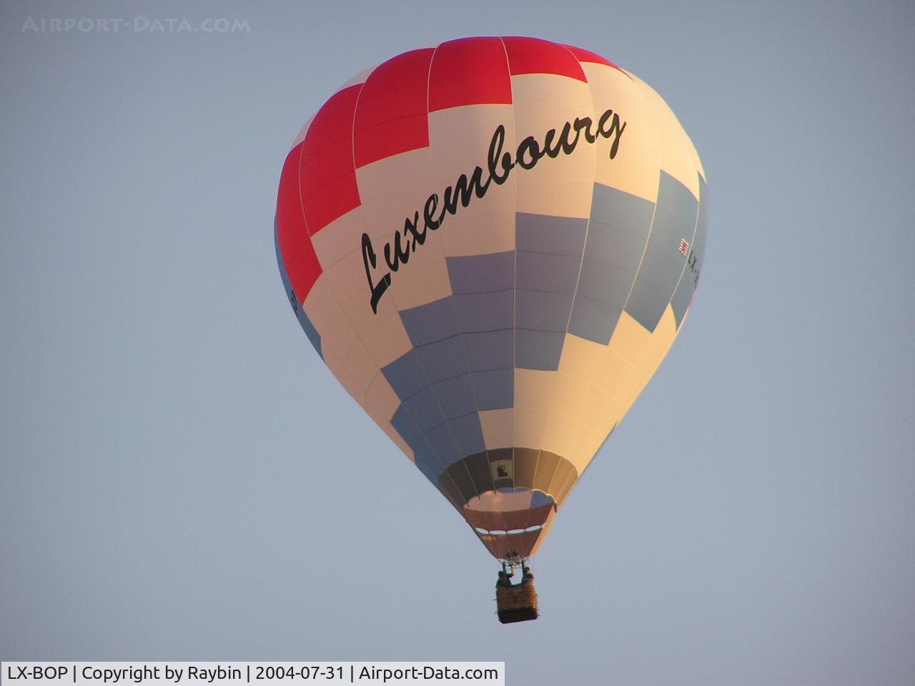 LX-BOP, Schroeder Fire Balloons G16/20 C/N 1102, World Balloon Trophy at Echternach/Luxembourg 2004