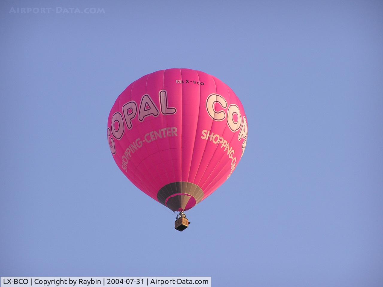 LX-BCO, Schroeder Fire Balloons G34/24 C/N 1391, World Balloon Trophy at Echternach/Luxembourg 2004