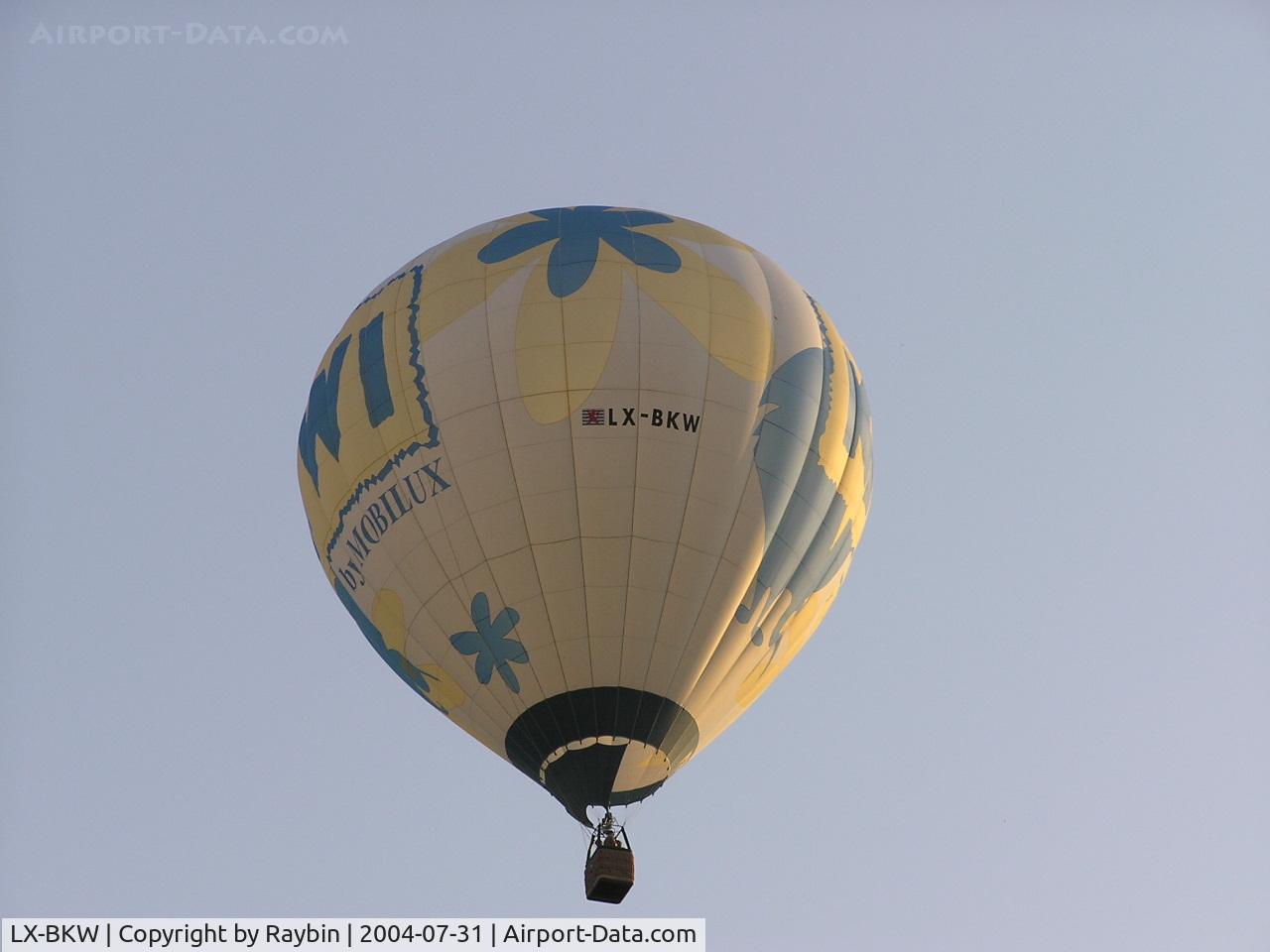 LX-BKW, 2001 Schroeder Fire Balloons G.26/24 C/N 927, World Balloon Trophy at Echternach/Luxembourg 2004