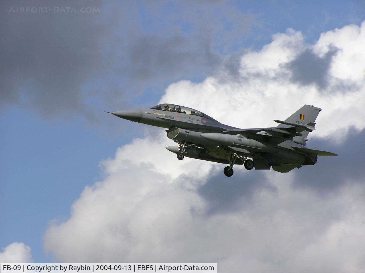 FB-09, 1980 SABCA F-16B Fighting Falcon C/N 6J-9, Belgium Air Force