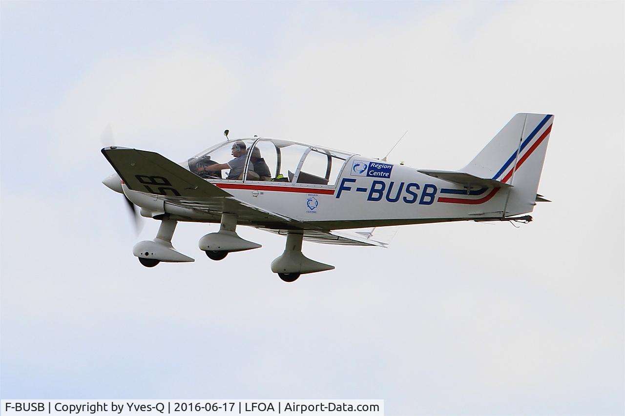 F-BUSB, Robin DR-400-180R Regent C/N 862, Robin DR-400-180R, Climbing from rwy 24, Avord Air Base 702 (LFOA) Open day 2016