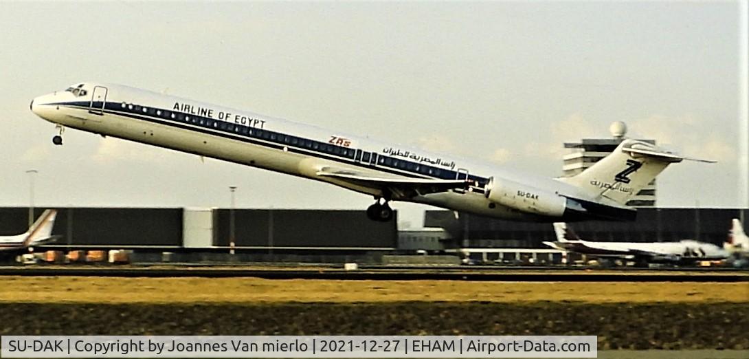 SU-DAK, 1988 McDonnell Douglas MD-82 C/N 49661, Slide scan