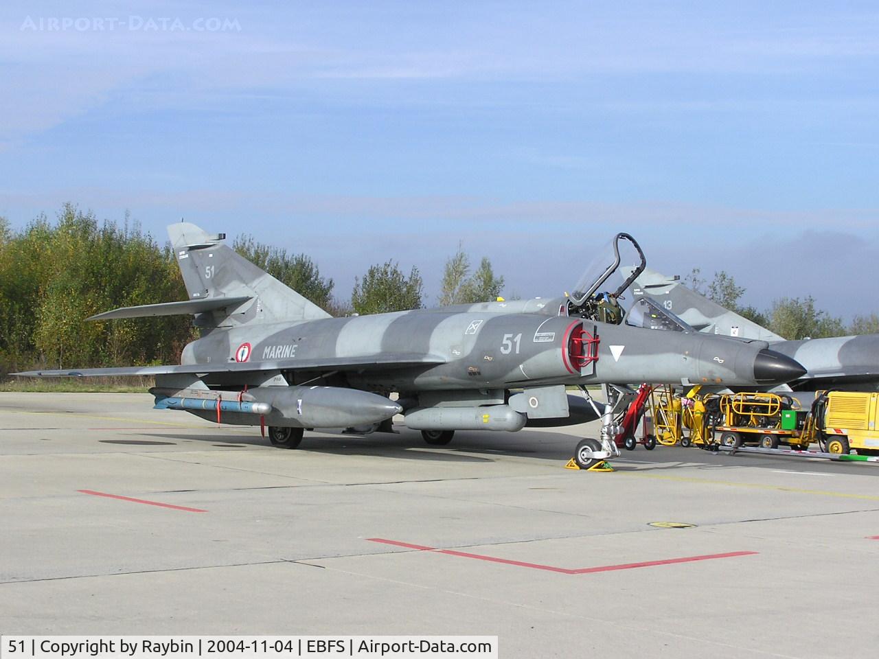 51, Dassault Super Etendard C/N 51, replaced by the Dassault Rafale M