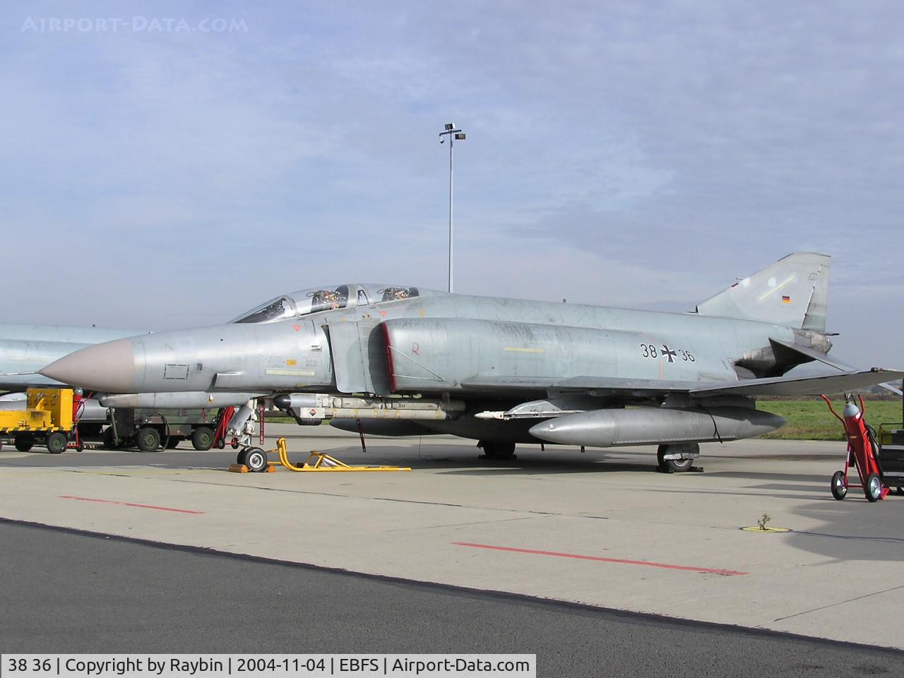 38 36, 1975 McDonnell Douglas F-4F Phantom II C/N 4436, Scrapped