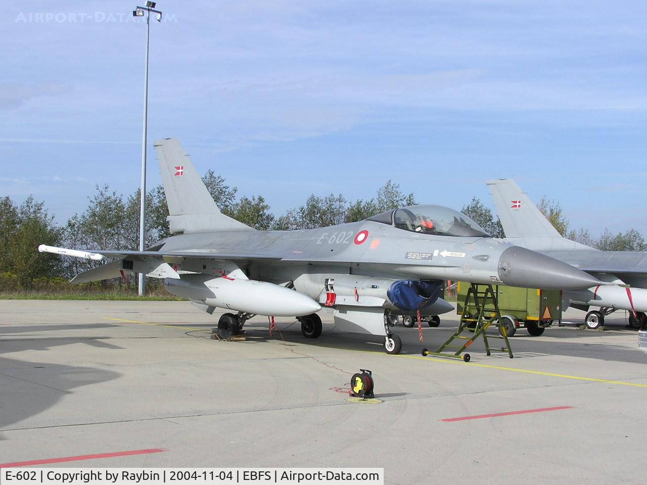 E-602, 1980 General Dynamics (SABCA) F-16AM Fighting Falcon (401) C/N 6F-37, still active with Royal Danish AF
