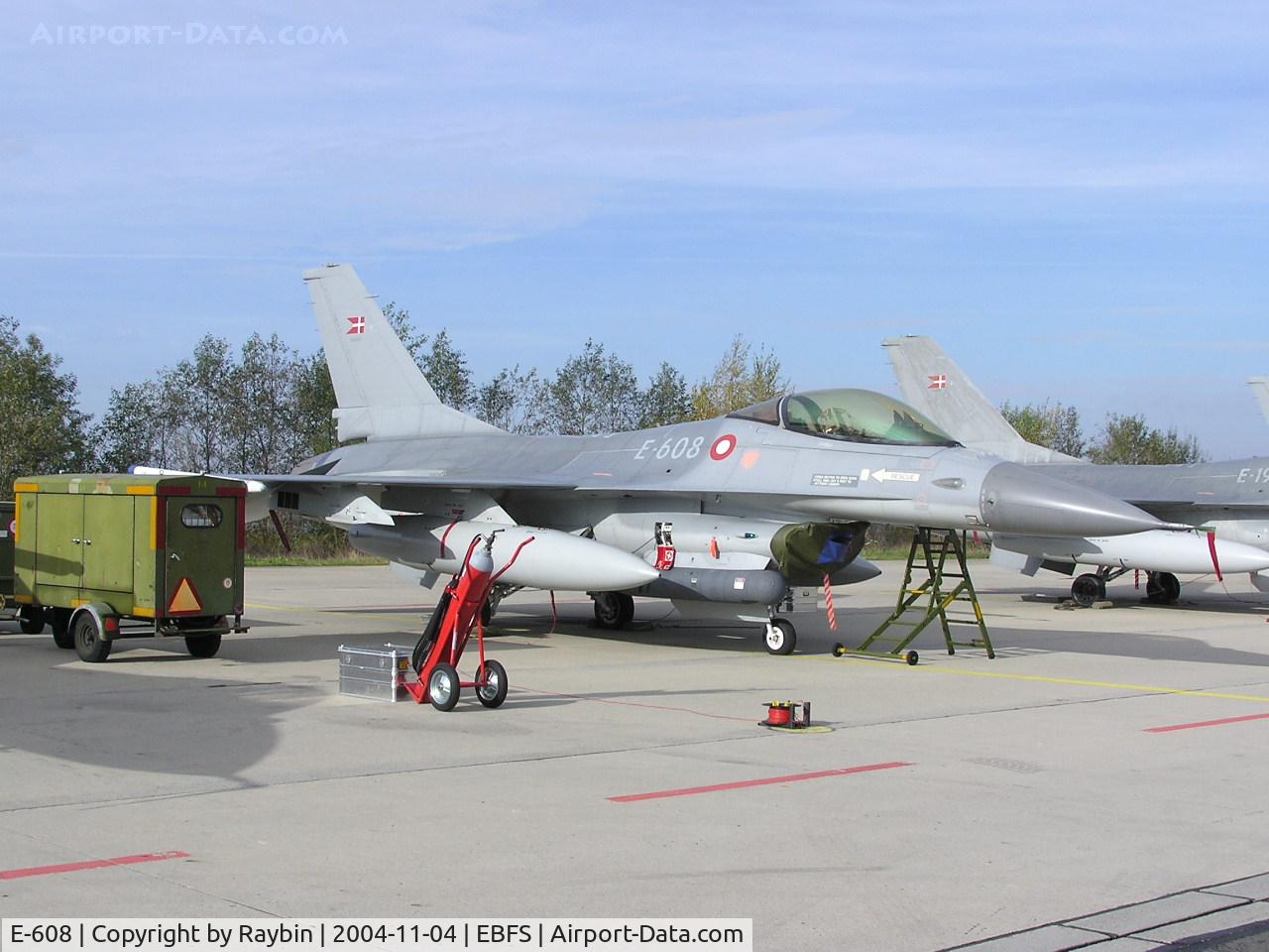 E-608, 1980 General Dynamics F-16AM C/N 6F-43, active Royal Danish AF