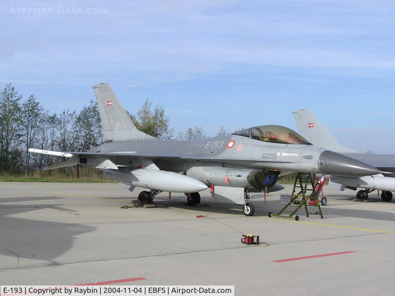 E-193, 1981 General Dynamics F-16A Fighting Falcon C/N 6F-20, Stored at Aalborg AB since 2012