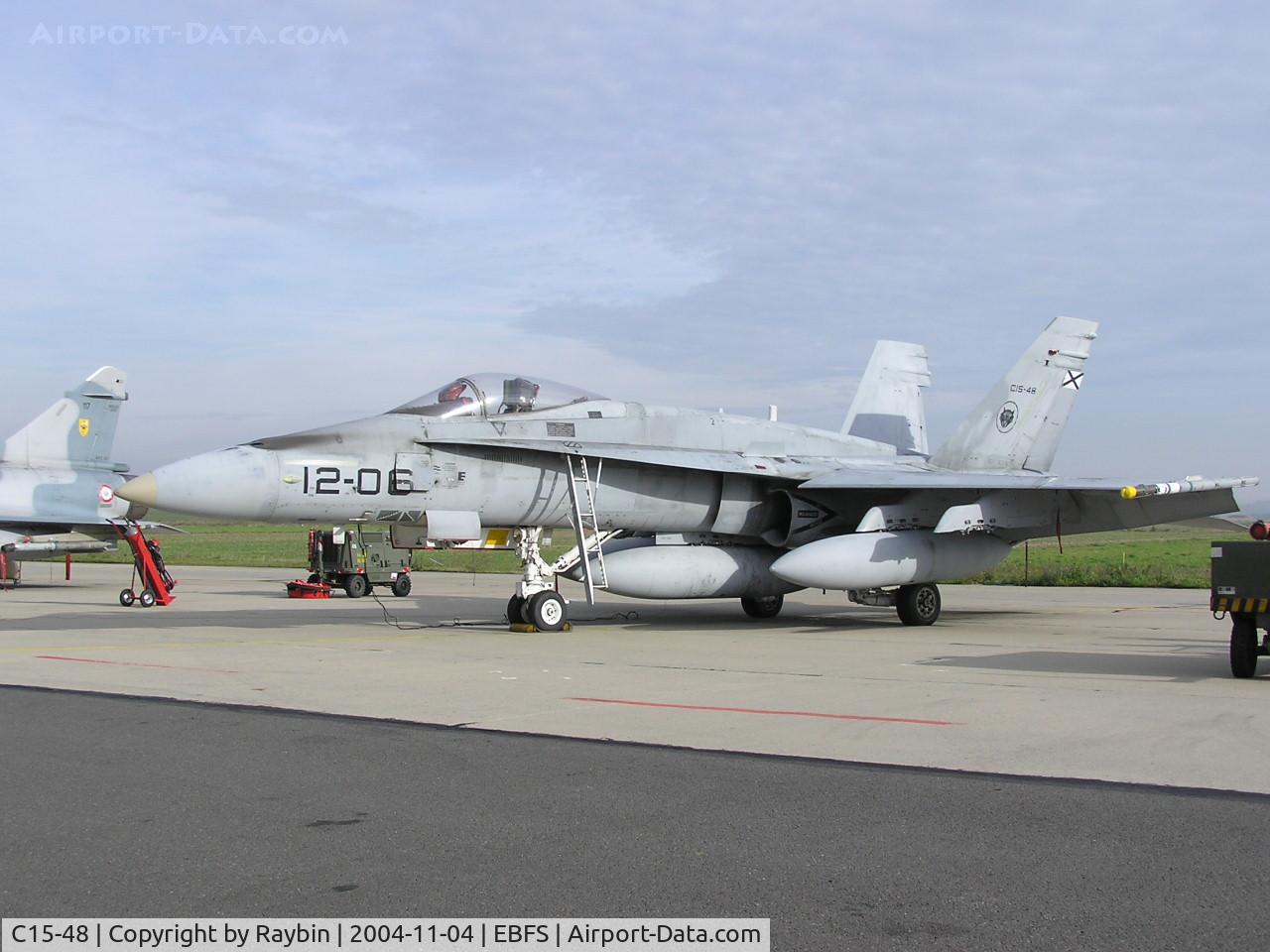 C15-48, McDonnell Douglas EF-18A Hornet C/N 0762/A562, still active
