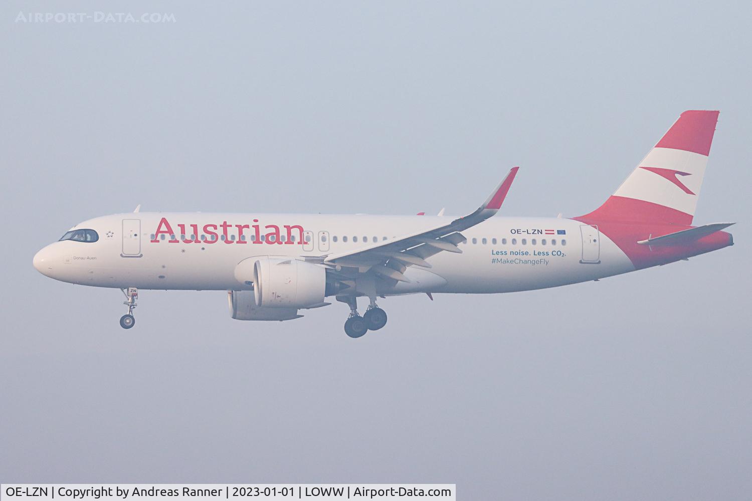 OE-LZN, 2022 Airbus A320-271N C/N 10904, Austrian Airlines A320neo