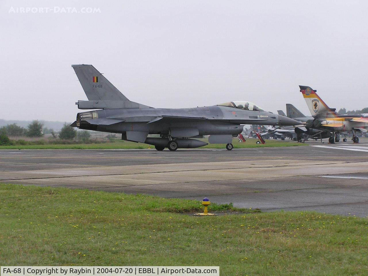 FA-68, SABCA F-16AM Fighting Falcon C/N 6H-68, still active
