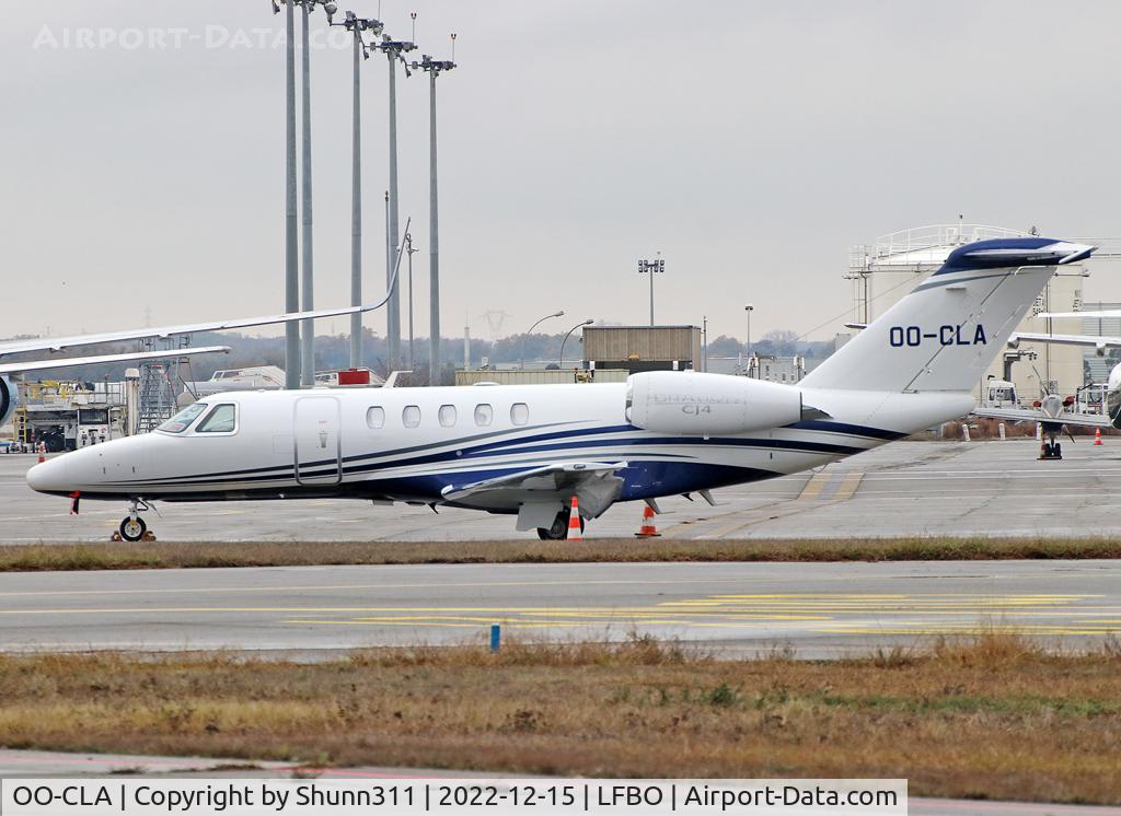 OO-CLA, 2017 Cessna 525C CitationJet CJ4 C/N 525C-0234, Parked at the General Aviation area...