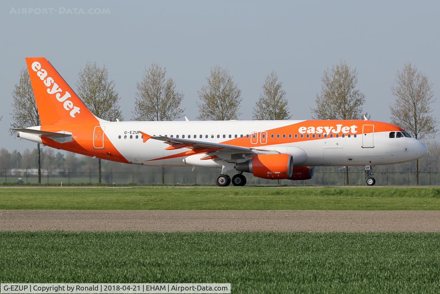 G-EZUP, 2012 Airbus A320-214 C/N 5056, at spl