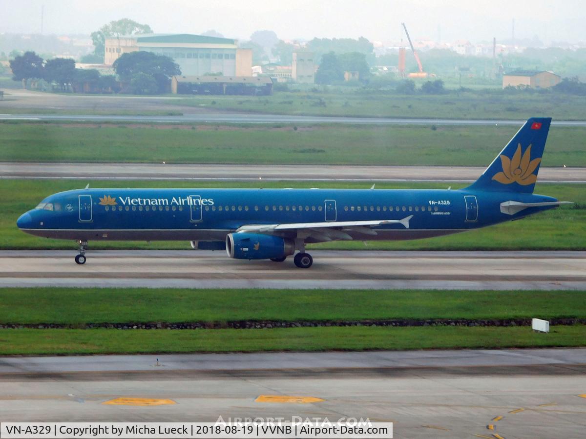 VN-A329, 2011 Airbus A321-211 C/N 4863, At Noi Bai